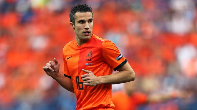 Van Persie trong màu áo của cơn lốc màu da cam