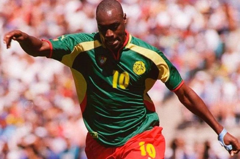 Patrick Mboma là chân sút chủ lực đưa Cameroon lên đỉnh châu lục và thế giới